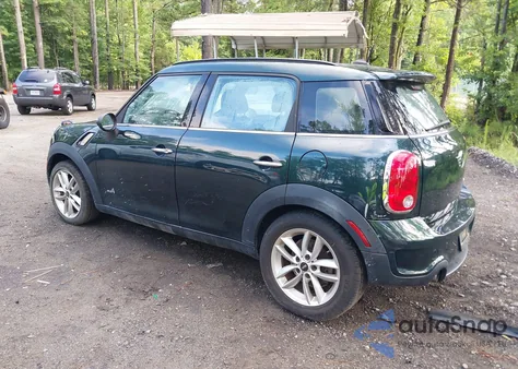 2013 Mini Countryman Cooper S из США, поврежденный, VIN WMWZC5C50DWP32695